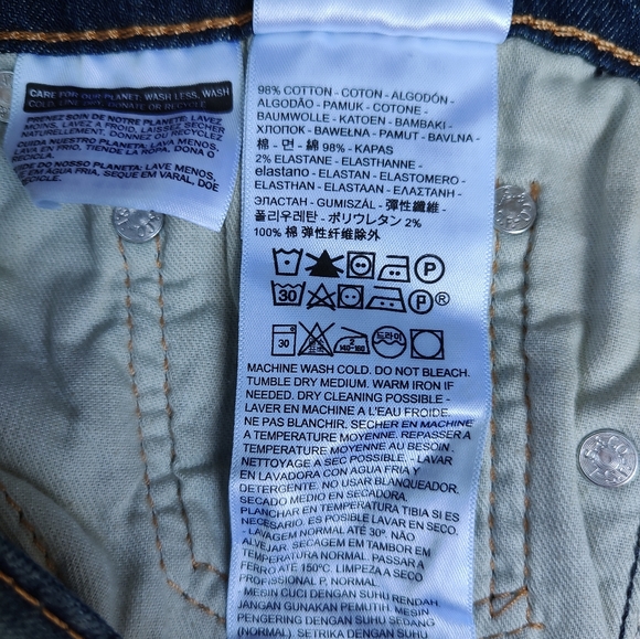 Men's Levi's 513 size 28x30 - Picture 4 of 6